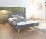 Manželská postel 120x200 cm MALMO TRINITY GRAFIT